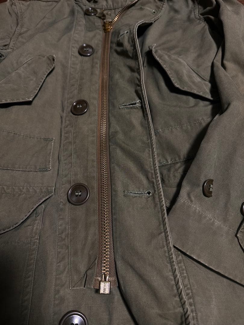 M-47 40sフィールドジャケット　真鍮TALON SMALL 古着　軍物