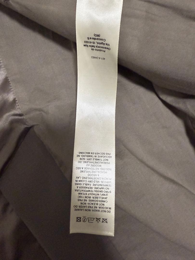 リックオウエンス　ジャケット