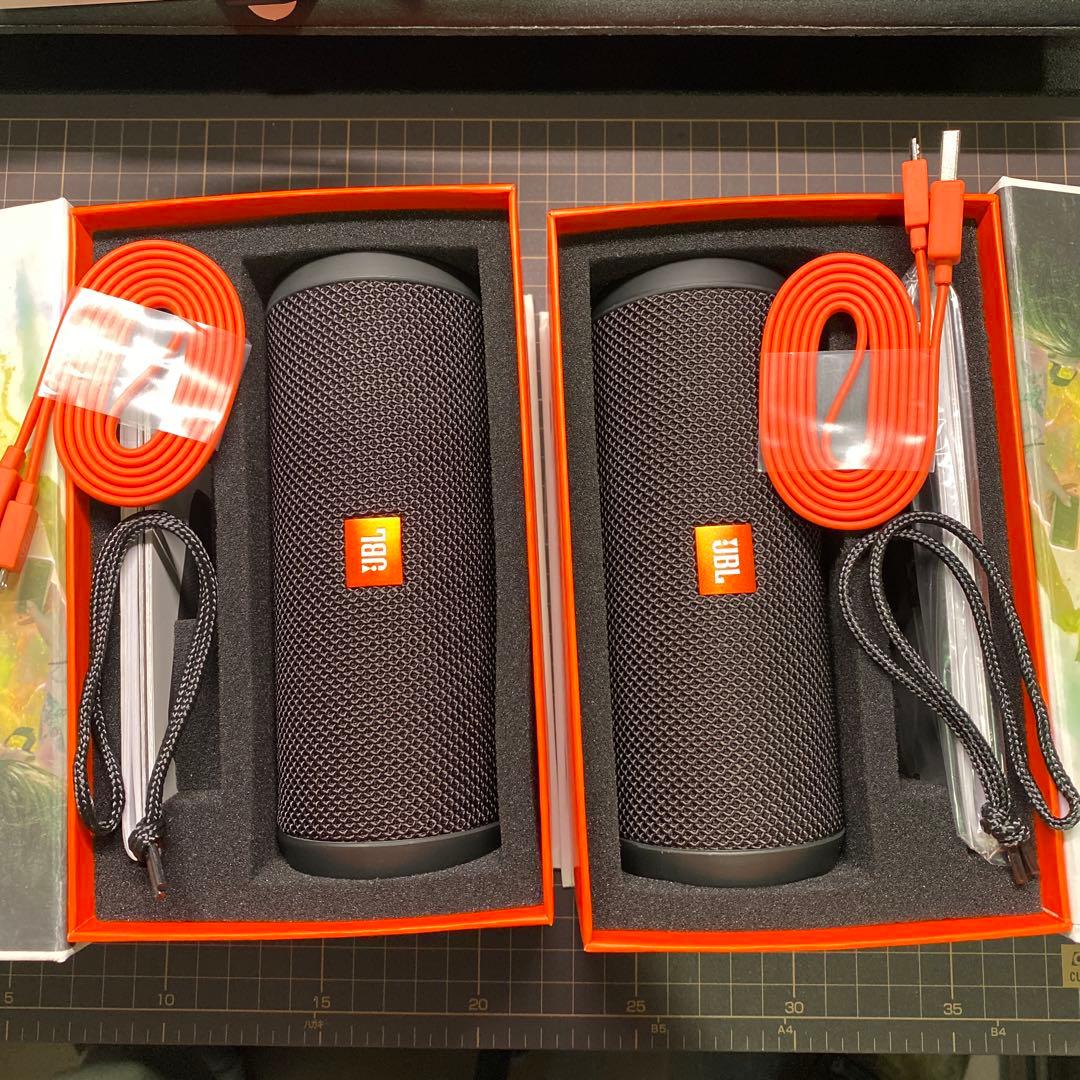【美品】JBL FLIP3 ワイヤレススピーカー ブラック2個セット