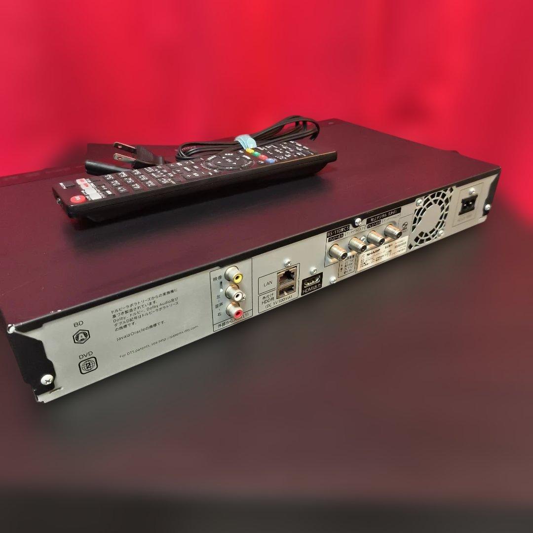 【BD-W580】500GB シャープ AQUOS BDレコーダー