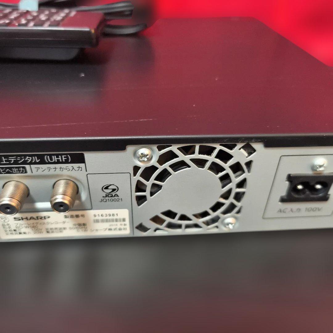 【BD-W580】500GB シャープ AQUOS BDレコーダー