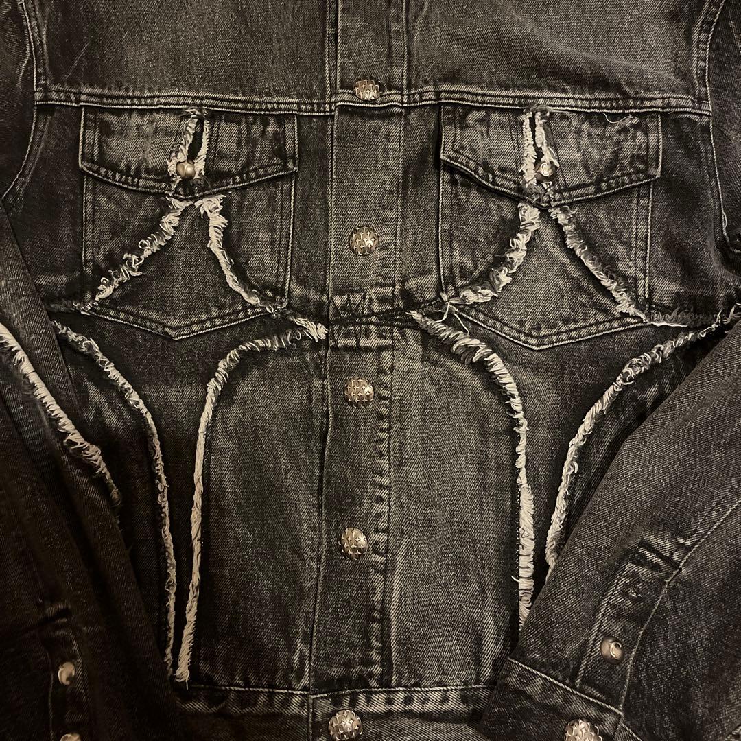 ジャケット・アウター THUG CLUB tribal denim jacket