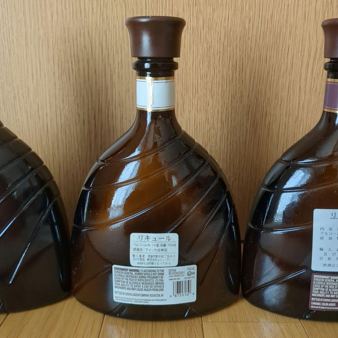 【鳳月】ゴディバ　ホワイトチョコレートリキュール✕1　チョコレート✕2