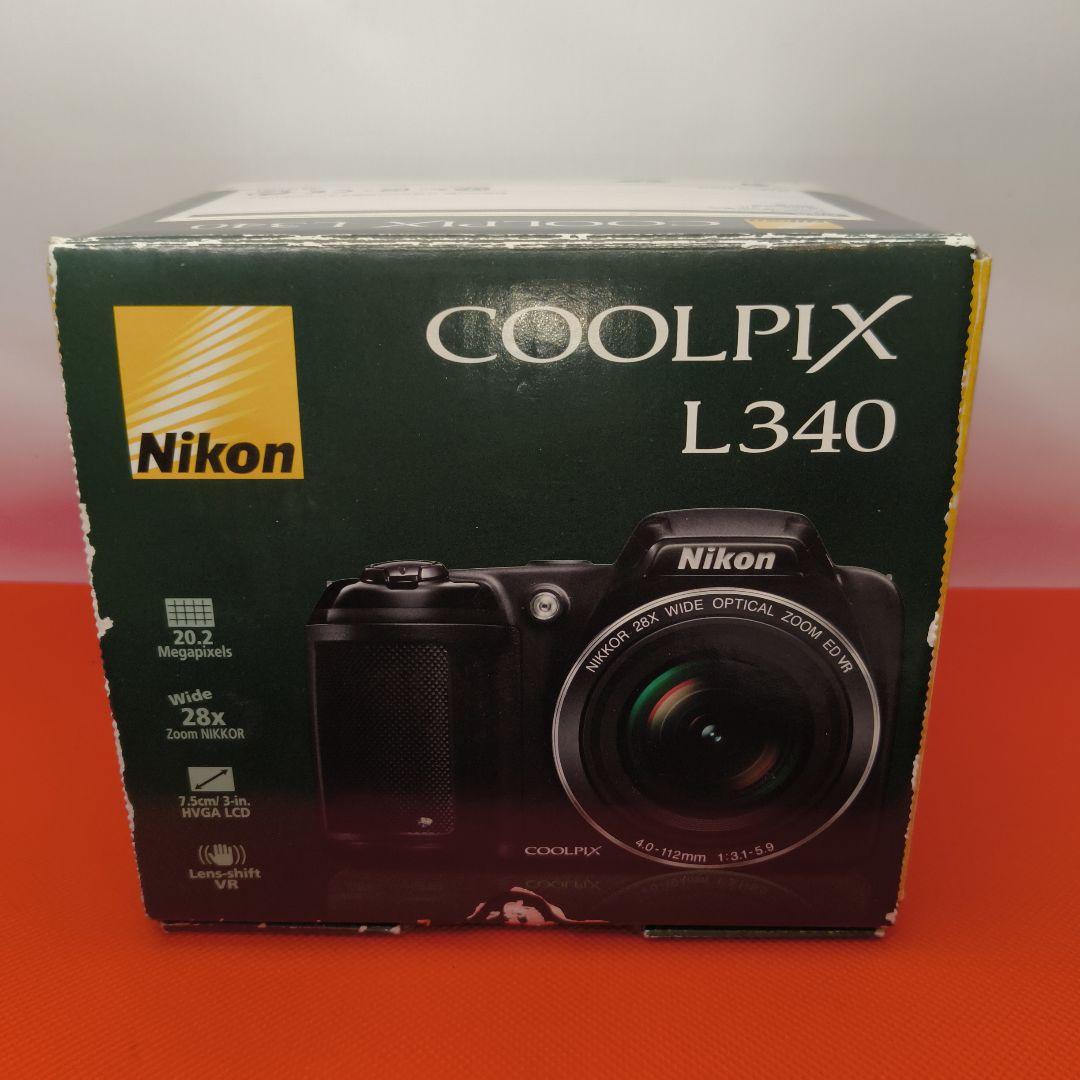 【美品•動作確認済】Nikon ニコン COOLPIX L340 単３電池