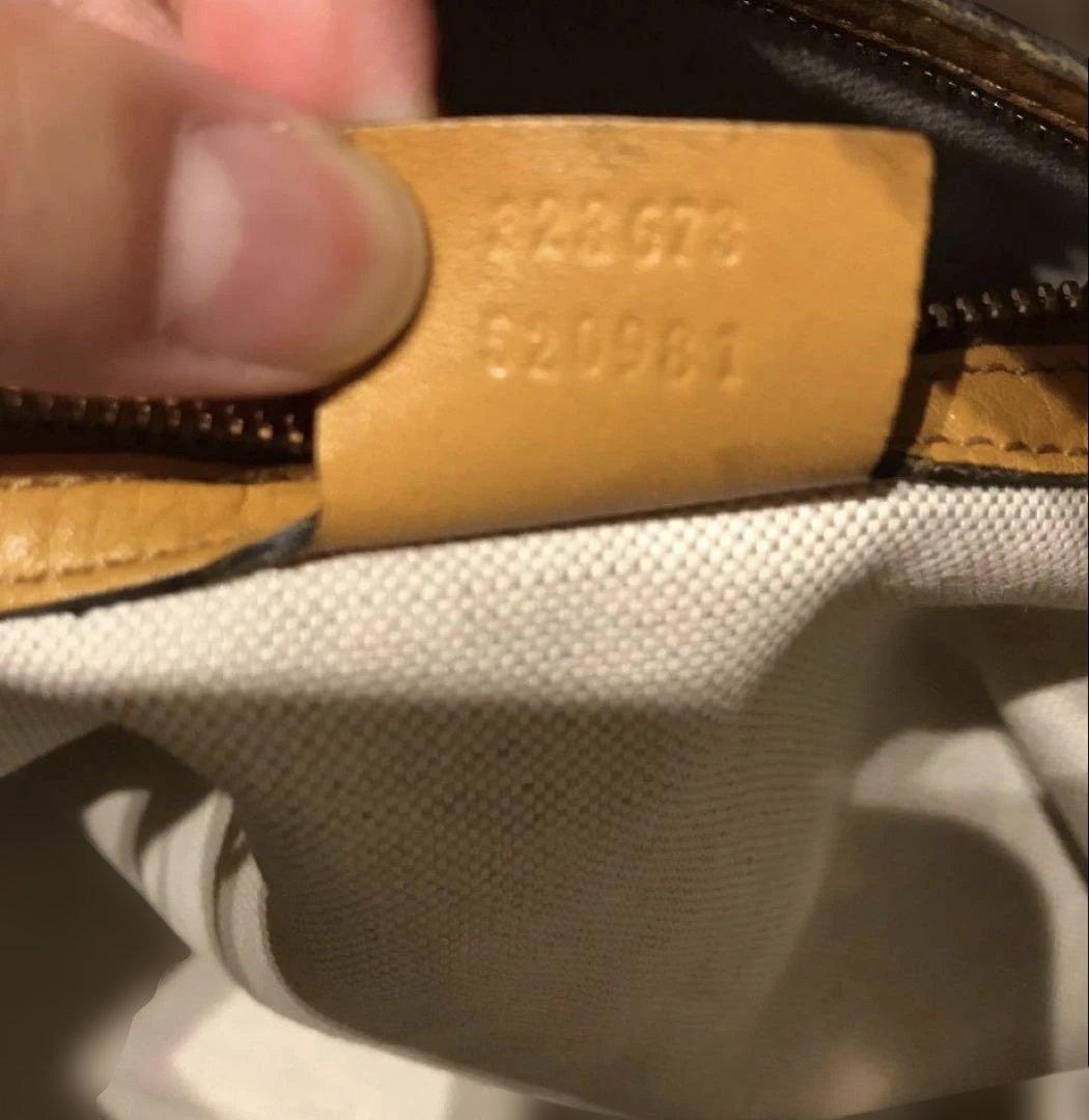 GUCCI イエローレザーハンドバッグ