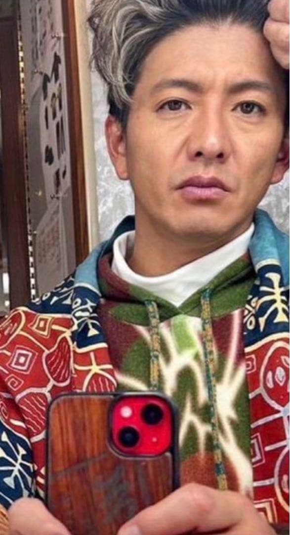 キムタク着　M&M×MASSES iPhone caseケース私物エムアンドエム