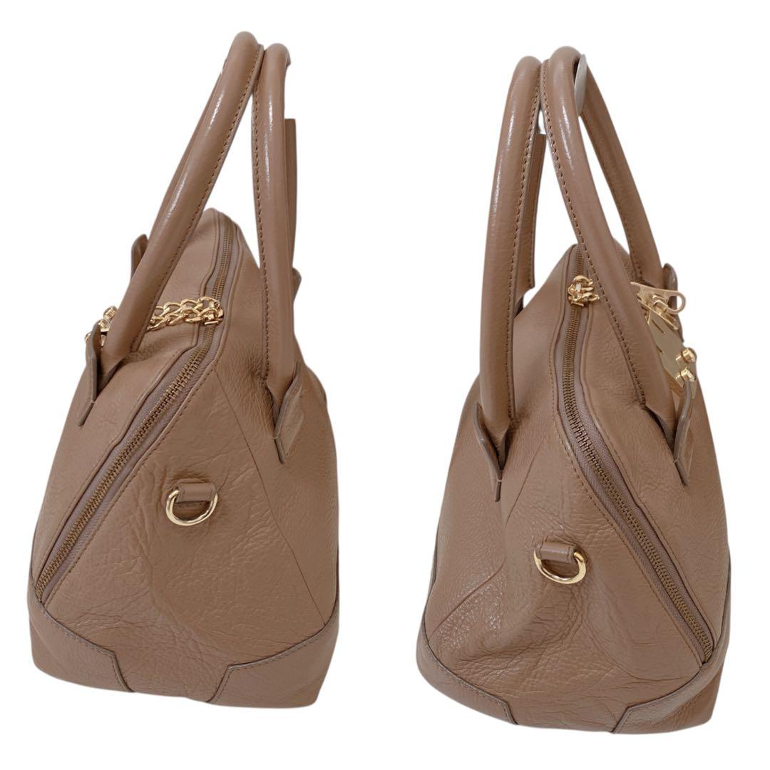 美品 ペリーコ PELLICO シロッコ ハンドバッグ2way ロック付き