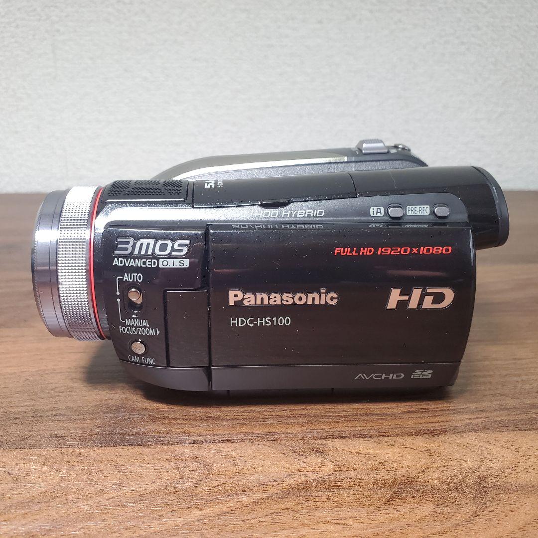 新品未使用PanasonicHDC-HS100 DVDバーナー、カメラバック付