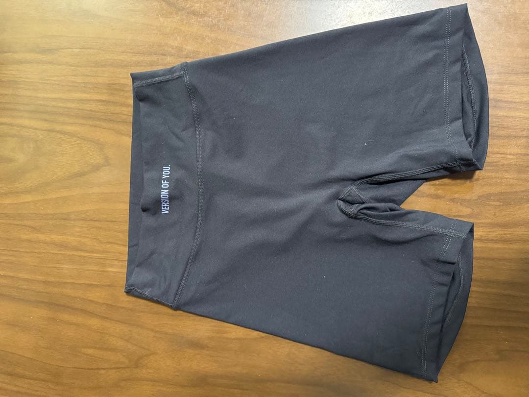 version of you バイカーショーツ黒色