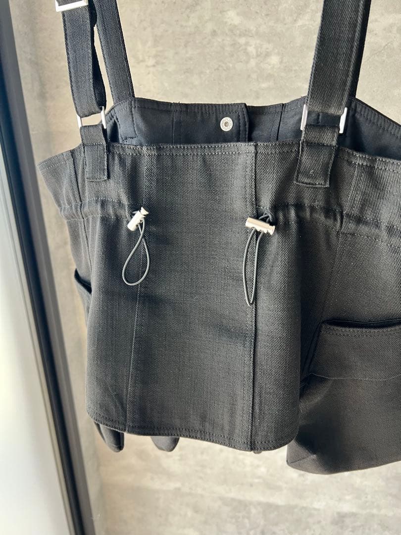 UN3D コルセットディティールベルト・ブラック