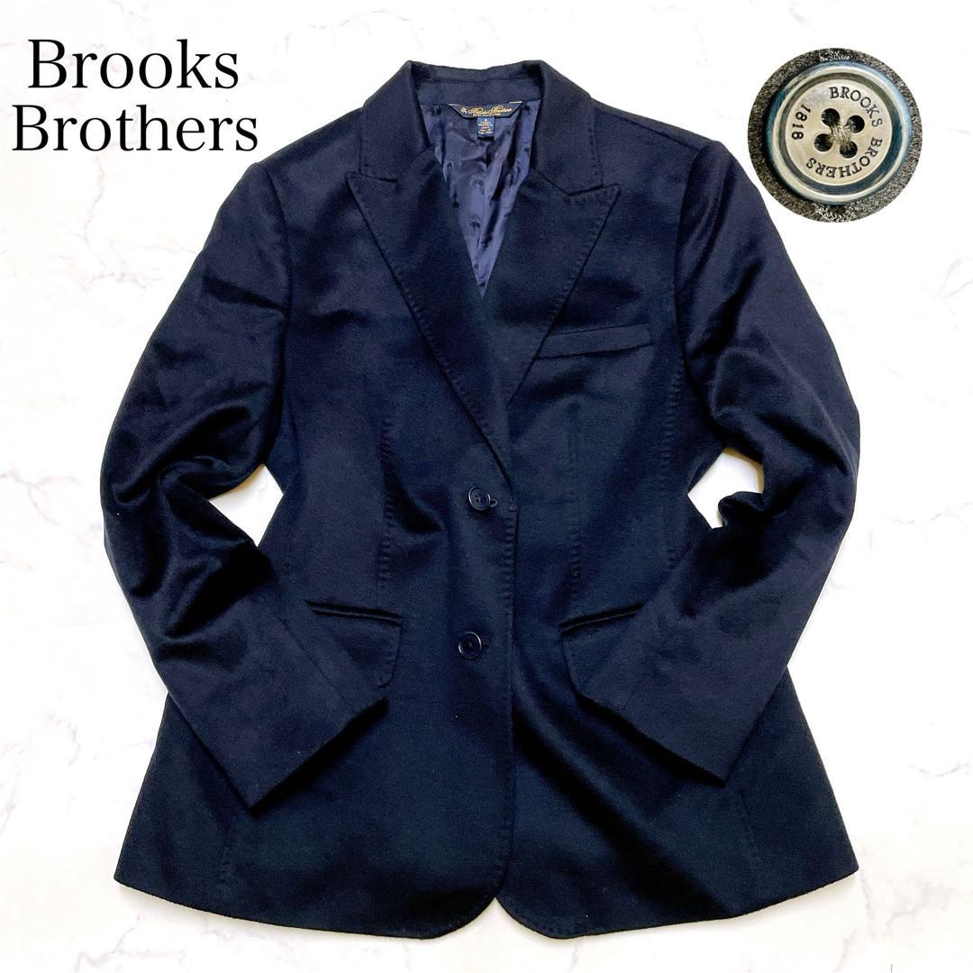 極美品 ブルックスブラザーズ テーラードジャケット カシミヤブレザー 8 M
