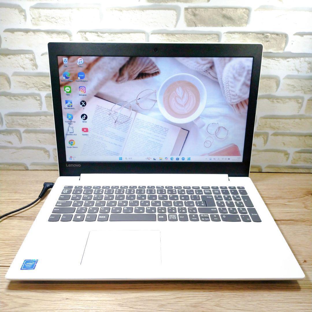 爆速☆Windows11☆レノボ♪薄型ノートパソコン✨DVDカメラ付き