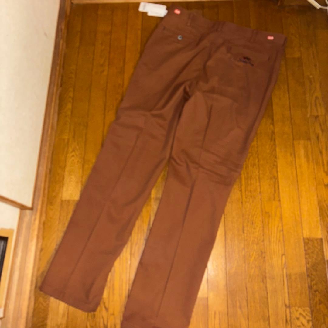 新品、オーバーサイズ、シナコバ　パンツ　サイズ3L 92、明るいブラウン