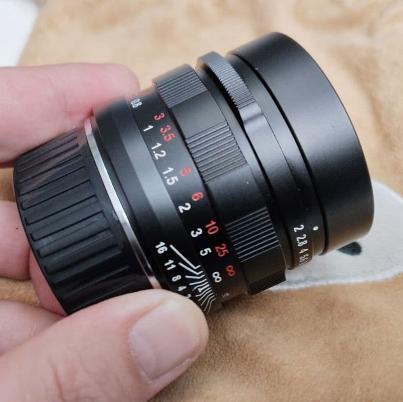 leica Mマウント CONTAX G 45mm F2 レンズ 改造済
