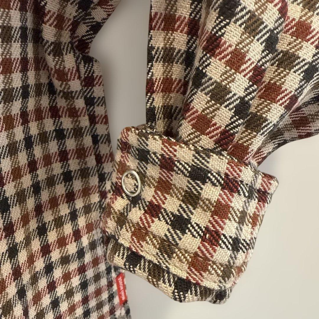 【美品】ミキハウス　長袖シャツ　ブラウス　100 秋冬　子供服　現行品