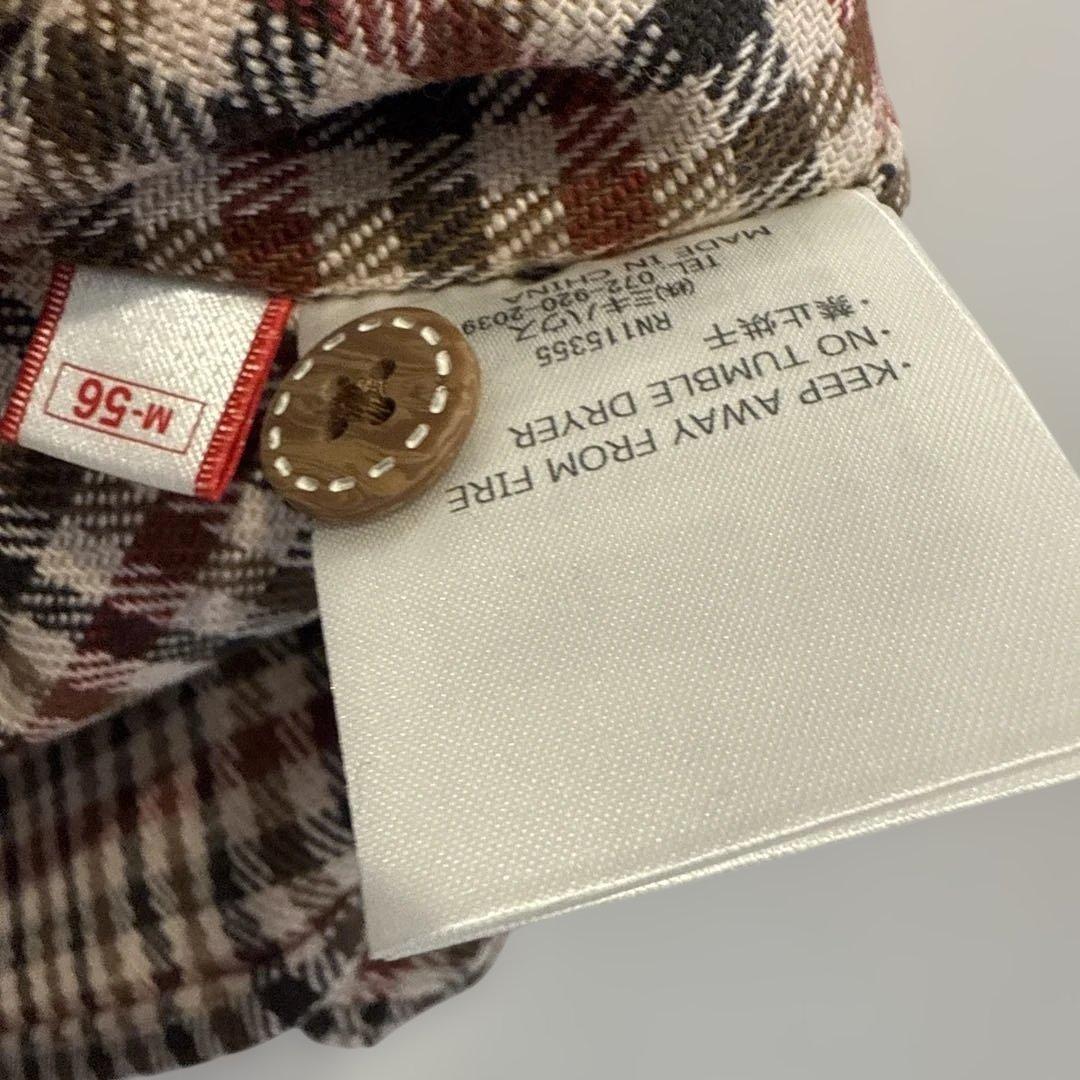 【美品】ミキハウス　長袖シャツ　ブラウス　100 秋冬　子供服　現行品