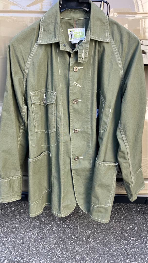 G*Y様 POST OVERALLS カバーオール S オリーブグリーン