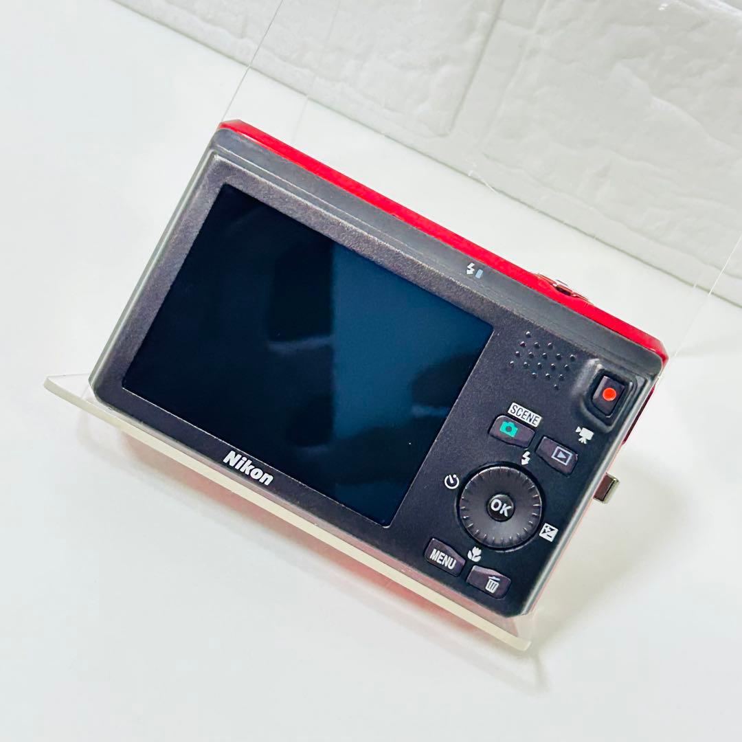 【極美品】Nikon COOLPIX S6300 レッド 赤 コンデジ