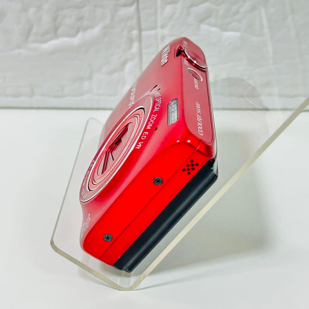【極美品】Nikon COOLPIX S6300 レッド 赤 コンデジ
