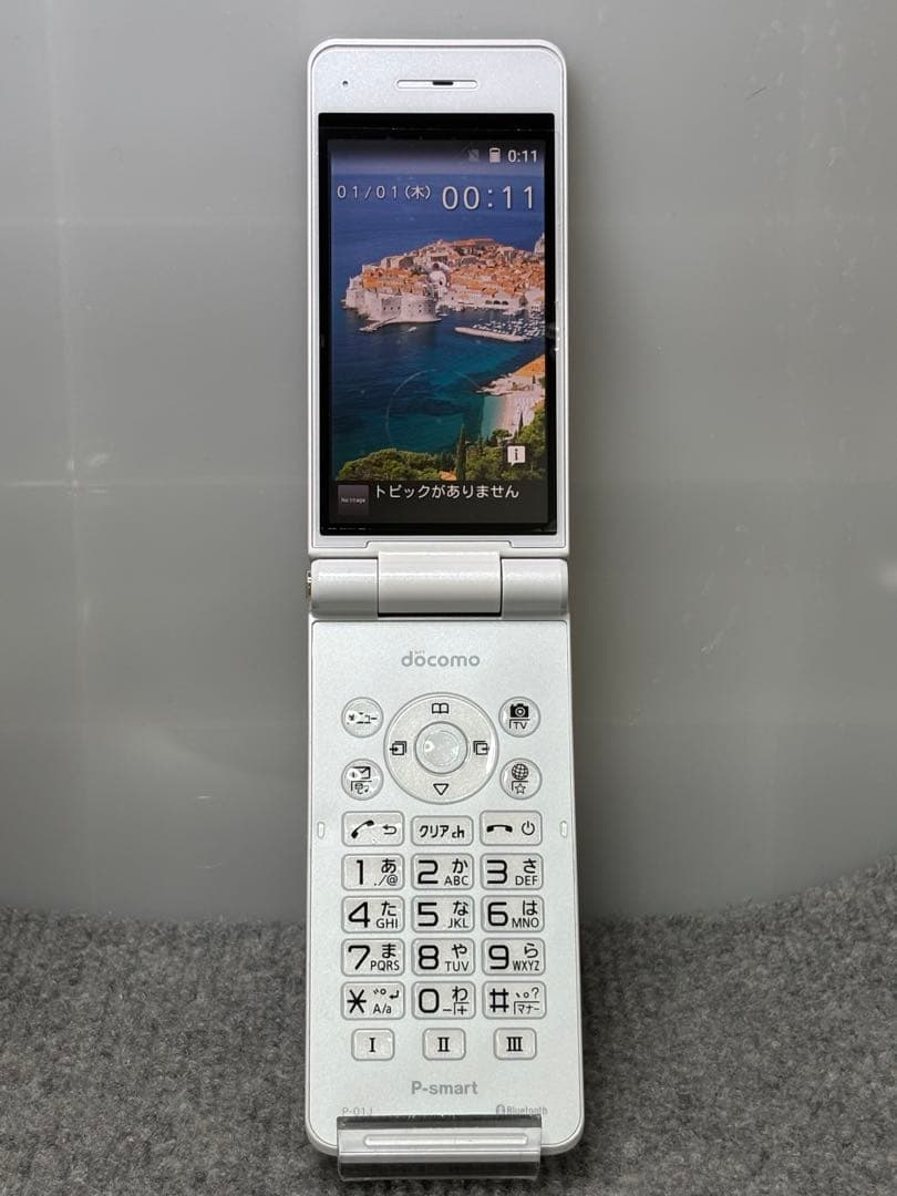 ★P-smart ケータイ P-01J ホワイト #26020708