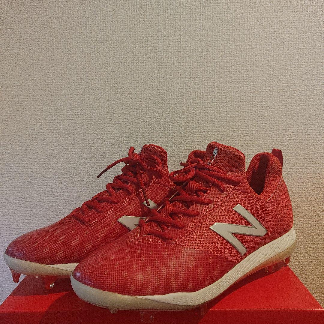 ニューバランス　野球　26.0センチ　スパイク　レッド　ポイント　未使用