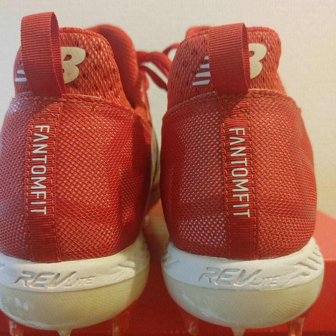 ニューバランス　野球　26.0センチ　スパイク　レッド　ポイント　未使用