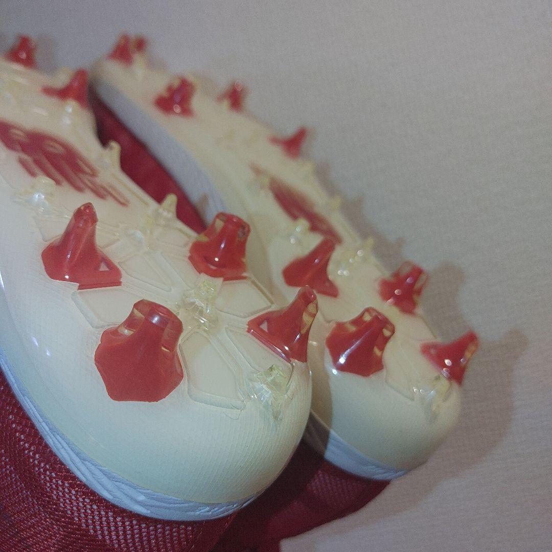 ニューバランス　野球　26.0センチ　スパイク　レッド　ポイント　未使用