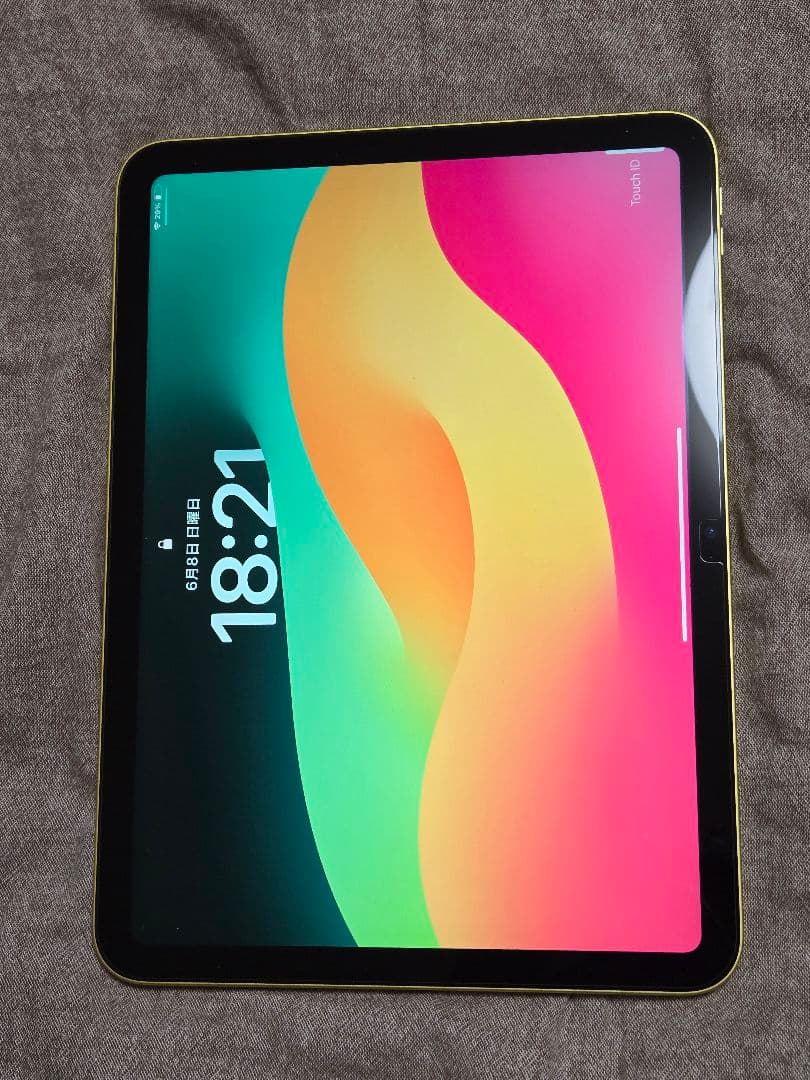 値下げしました✴美品✴ipad 第10世代　64GB Wifi イエロー