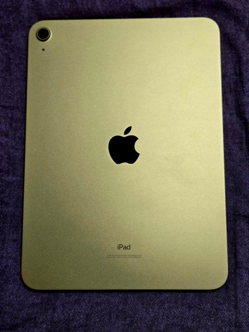 値下げしました✴美品✴ipad 第10世代　64GB Wifi イエロー