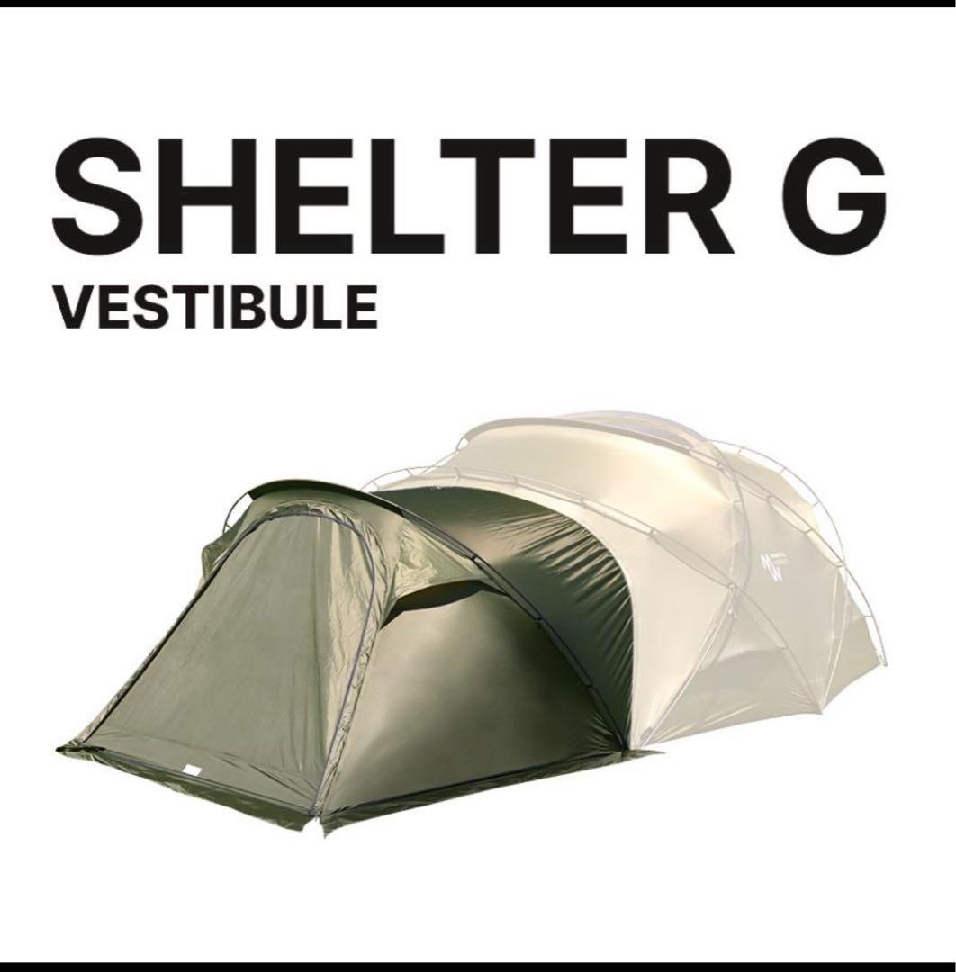 ミニマルワークス　シェルターg ベスティビュール　オリーブ　ベスティブル