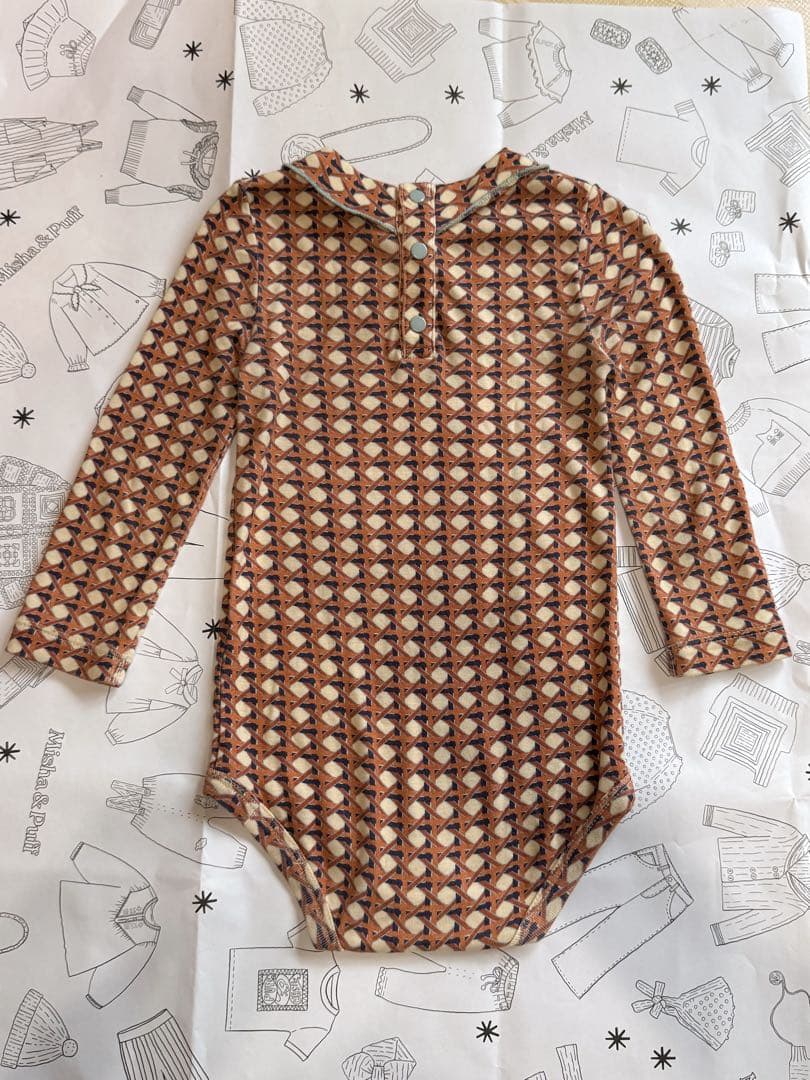 Misha & Puff Buff Lattice ロンパース