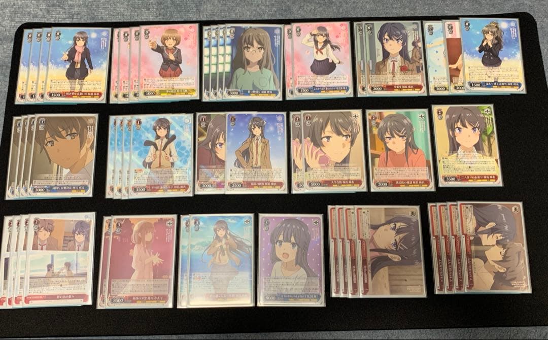 d*9様 ヴァイスシュヴァルツ　青春ブタ野郎シリーズ　デッキ＋カードセット　まと