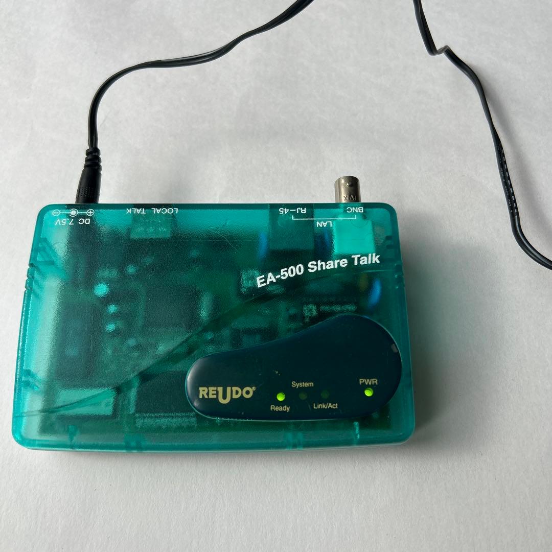 絶版 希少 OldMac ファイル共有で使用 REUDO EA-500 中古品