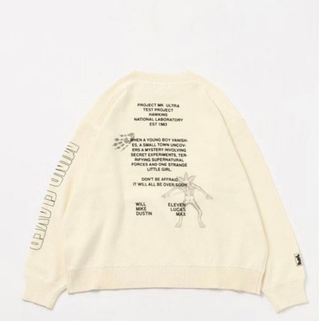 Stranger Things ニコアンド　アソートモチーフニット