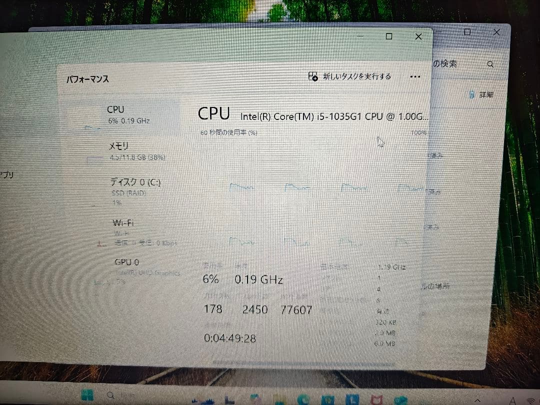 Lenovo ノートPC Intel Core i5 12GB 256GB