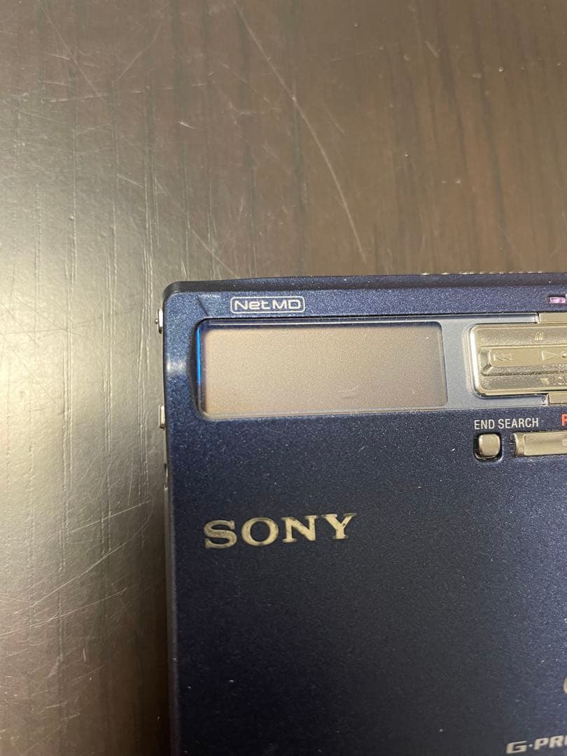 ジャンク SONY ソニー MD WALKMAN MZ-N1 青 ウォークマン