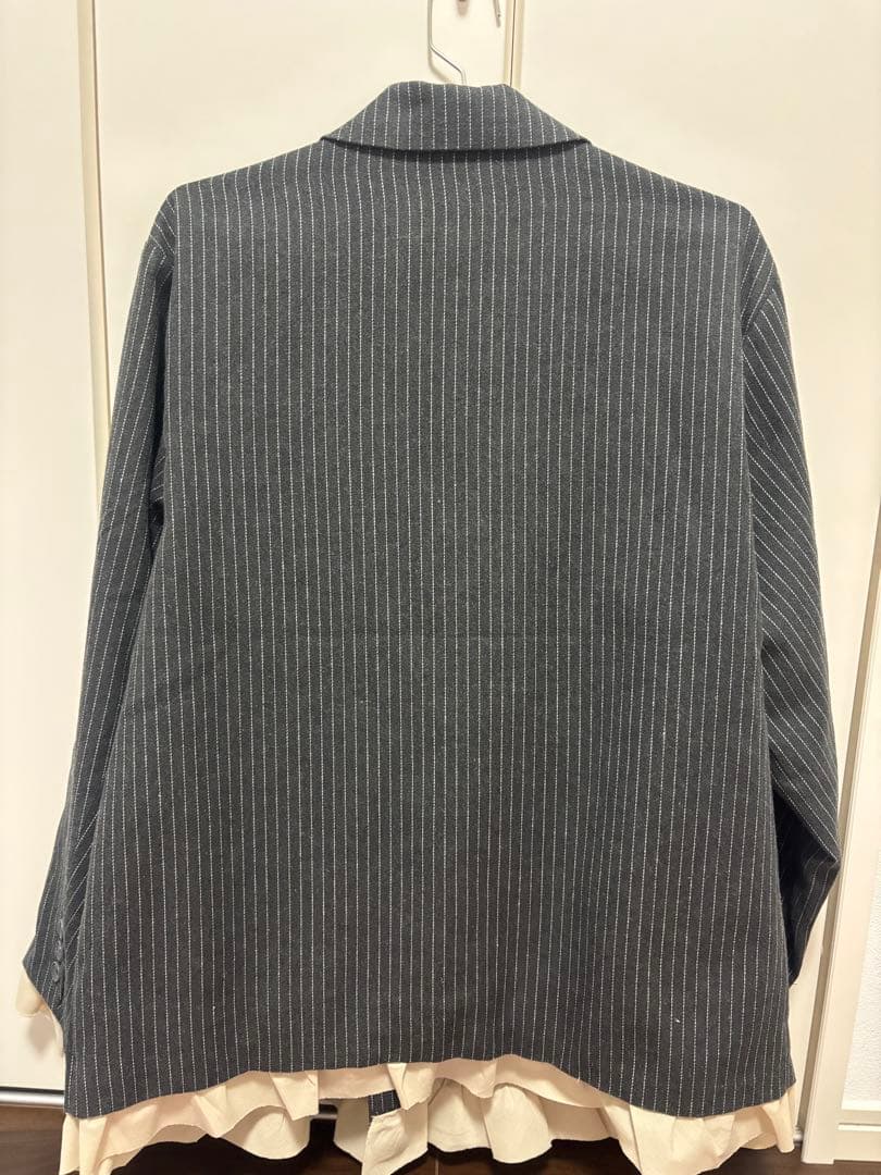 新品未使用loin nuit /フリルレイヤードデザインジャケット