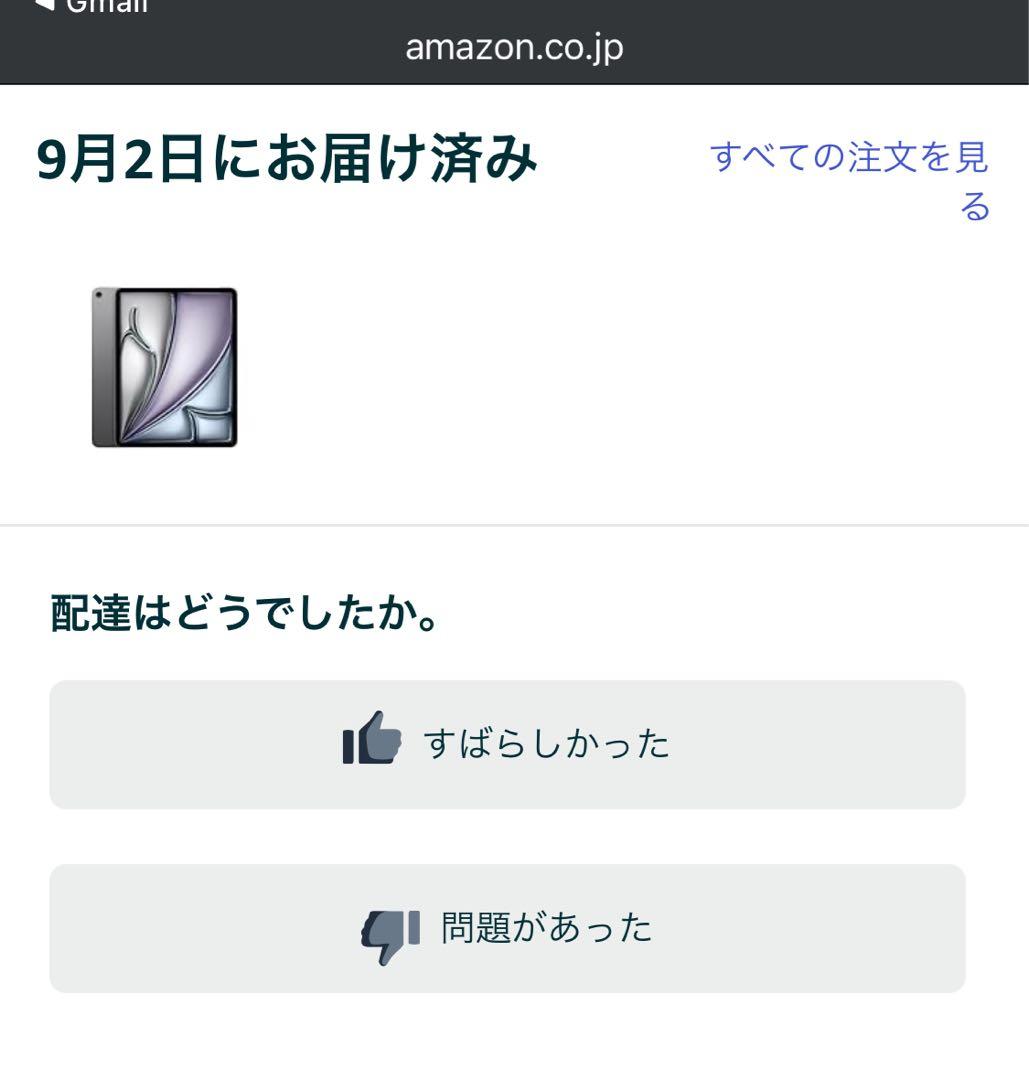 2024年 iPad Air(M2)WiFiモデル 128GB 13インチ未使用