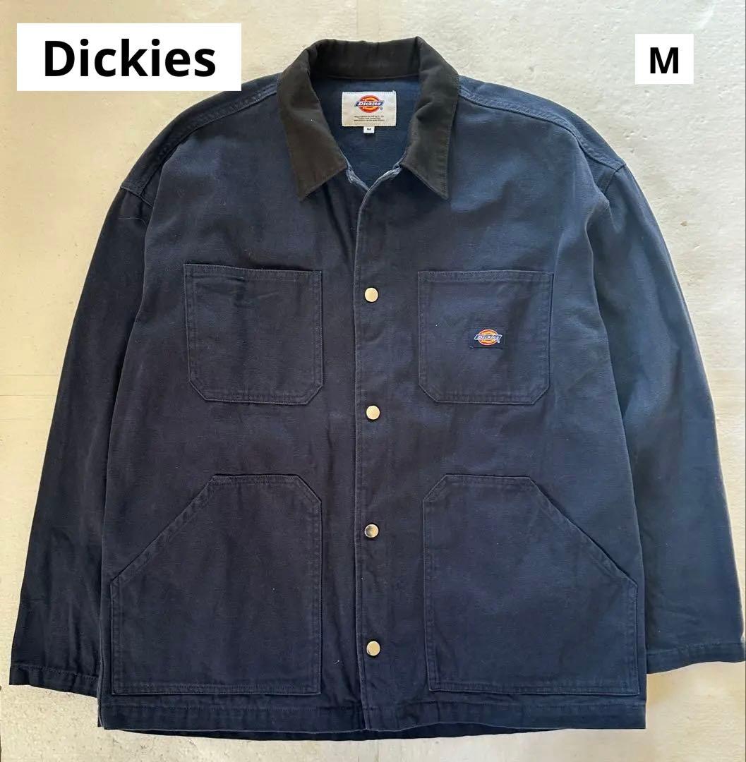 ディッキーズ ダックカバーオール ツイルカラー ミシガンチョアコート ネイビーM
