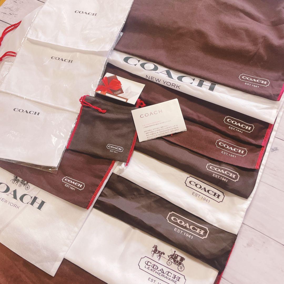 H2963 COACH コーチ　カード　大 収納　保存袋　袋　バッグ　まとめ