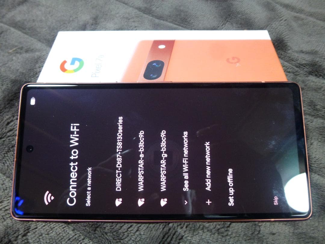 Google Pixel 7a コーラル 128GB　傷が無く使用感の少ない美品