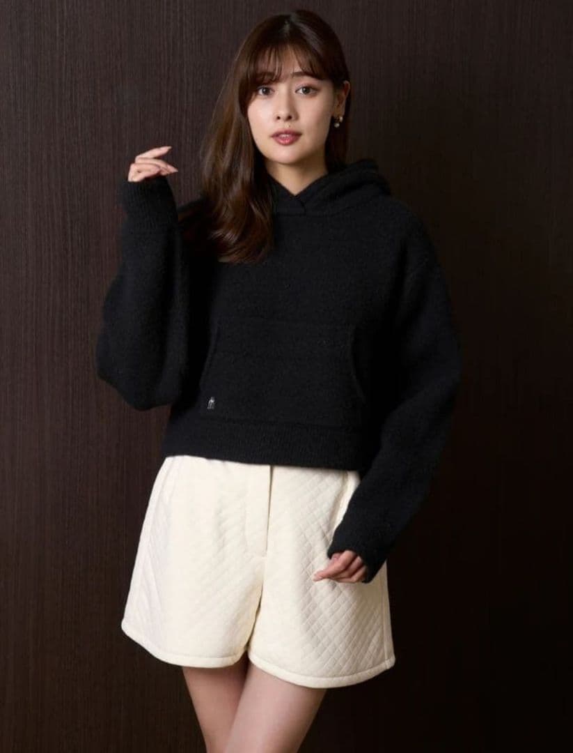 herlipto☆Quilted Flare Bell Shorts