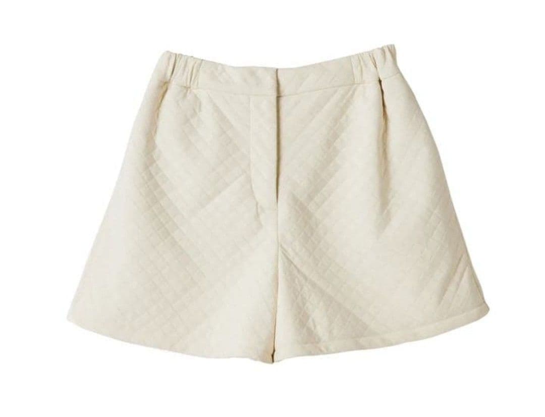 herlipto☆Quilted Flare Bell Shorts