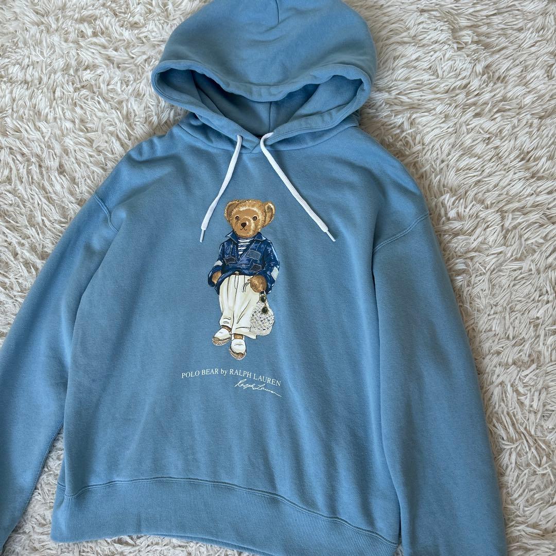 美品　POLO Ralph Lauren ポロラルフローレン パーカー　クマ　M