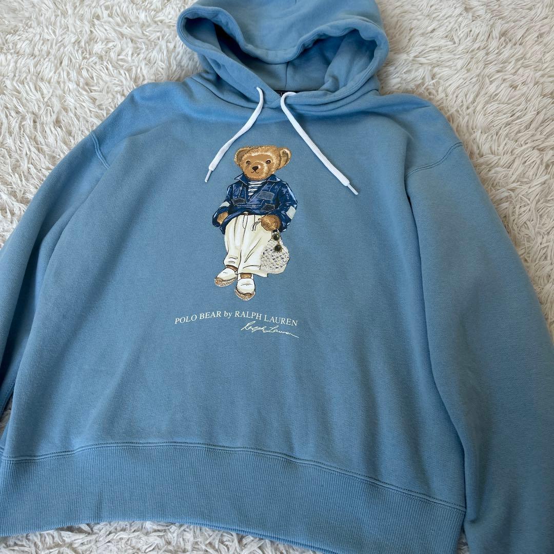 美品　POLO Ralph Lauren ポロラルフローレン パーカー　クマ　M