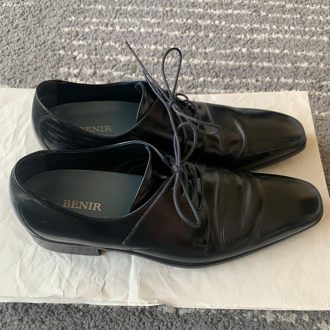 BENIR メンズ レザー　ウェディング シューズ
