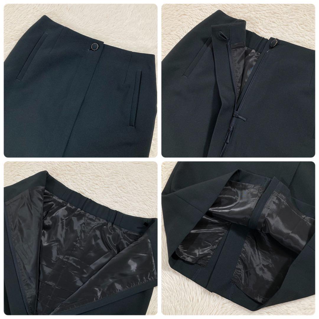 美品 グリーンレーベルリラクシング スーツセットアップ ジャケット スカート