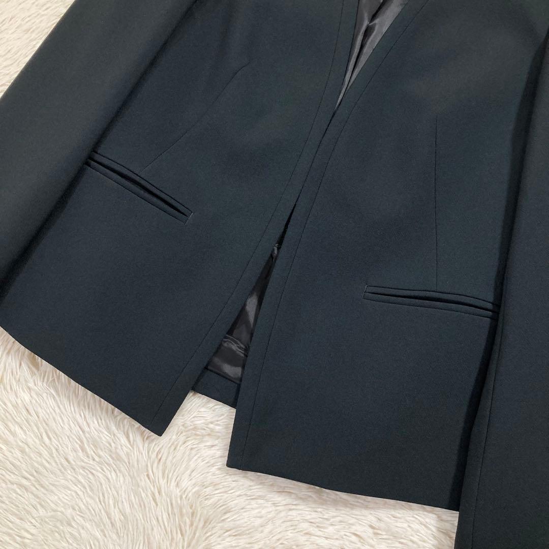 美品 グリーンレーベルリラクシング スーツセットアップ ジャケット スカート