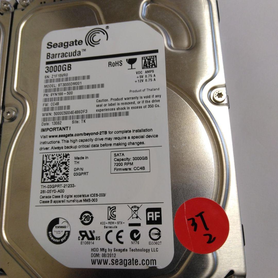 (6TB) ST3000DM001 3000.5 GB 内蔵型HDD　2枚セット