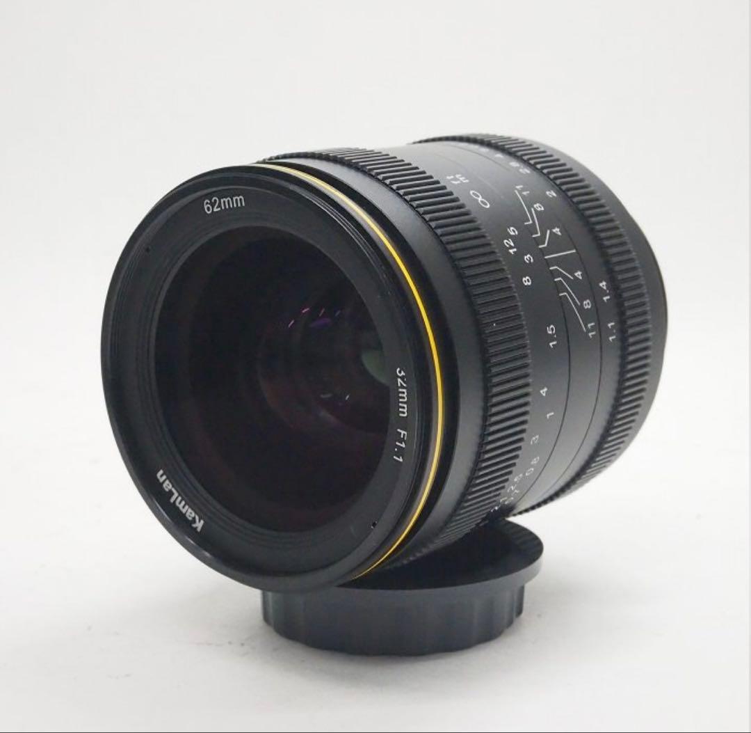 KAMLAN KL 32mm f1.1 マイクロフオーサーズ